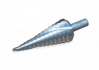 Step drill for metal 6-30mm HSSE with spiral groove, CZTOOL