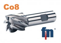 Multi-edge cylindrical face mill HSSCo8 weldon , Type N