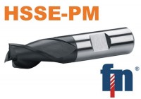 Short assymetrical grooving end mill 3-fl. HSSE-PM weldon , type N