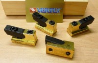 Set of 4pcs T-slot clamps for quick clamping, VERTEX
