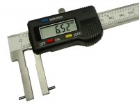 Digital caliper for internal recesses 24-190mm, recess 2mm, jaws 30mm