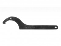 Adjustable hook wrench with mounting teeth, AMF