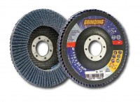 Flap disc DL 150mm, grain size ZA40, for stainless steel, GRINDING