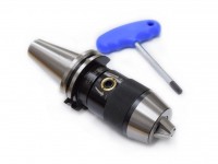 CNC keyless drill chuck DIN69871 with hex key , VERTEX