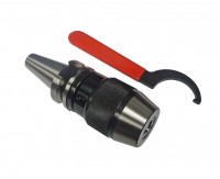 CNC keyless drill chuck BT with hook wrench, VERTEX