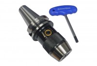 CNC keyless drill chuck BT with hex key, VERTEX