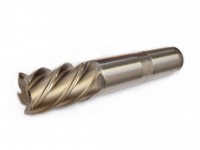Left-sided HSS coarse-tooth end mill with Morse taper, CSN 222149