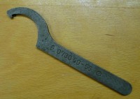 Hook wrench with teeth, ČSN 230730
