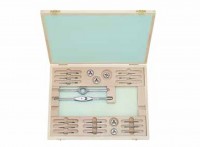 Set of taps and threaded eyes(3.2 to 5.5 mm) UNC 0 HSS, CZTOOL