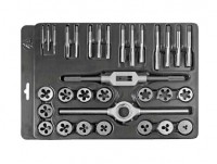 Set of hand taps and threaded eyes M3-M12 HSS, for thread drawing with MF, CZTOOL