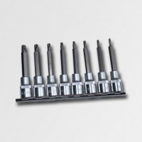 Set of extended plug heads TORX T20-T50 length 100mm