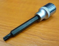 Plug-in head T10 extended 1/2 torx, HONITON