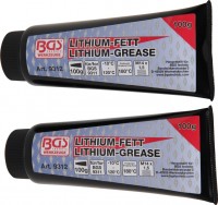Lithium grease for manual mini lubricators 2x100g (2 tubes) , BGS