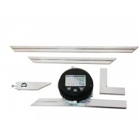Digital protractor with four rulers, KMITEX