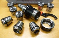 Collet chuck ISO40 x ER40 BT with a set of 8 collets, L = 70mm