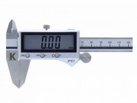 Digital caliper, professional quality with bluetooth, large display, with flat depth g