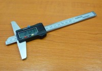Digital depth gauge, type 45°, large display