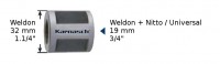 Adapter Weldon 32mm to 19mm, Karnasch