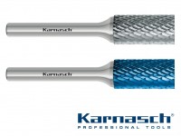 Cylindrical carbide burr ZYB with front blades HP-3 , Karnasch