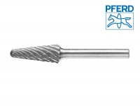 Technical milling cutter 10x20 x 6 x 60 mm KEL STEEL, cylindrical with radius, Pferd