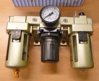 Air pressure regulator 1/2 "G with sludge trap - separator and lubricator ZC4000-04
