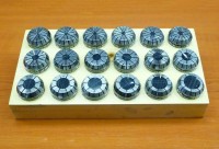 Set of collets ER32 - 3-20mm(18pcs), accuracy 0.005mm, DIN6499B UP