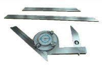 Optical protractor with dial and three 300mm knives