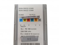 Interchangeable insert DGN 3002Z IC908, Iscar