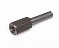 Clamping mandrel 6mm with female thread UNF 1/4 "