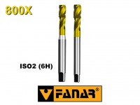 Machine tap M - HSSE TiN ISO2(6H) 800X spiral (40°), FANAR