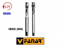 Machine tap M left - HSSE ISO2(6H) spiral (40°), FANAR