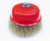 Non-braided cup brush - coated steel, XTLINE