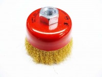 Non-braided cup brush - coated steel, KART