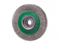 Circular brush with reinforcement - stainless steel, KART