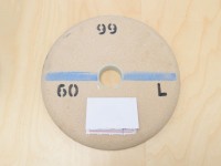 Abrasive wheel with radius 200/180x20x32 99BA 60 L 9V, Carborundum