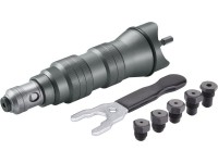 Riveting attachment for drill for blind rivets