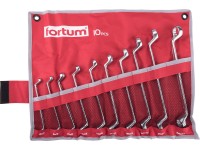 Set of curved ring spanners 6-27mm (10pcs) , Fortum