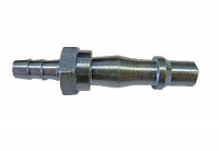Mandrel with 6mm hose nipple for quick coupling type SE6, strength - steel
