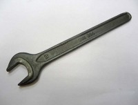 Open end wrench 9 mm single sided black, PROTECO