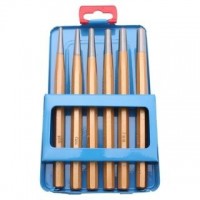 Set of punches with hole punch (6 pcs) 3.0 - 8.0mm, length 150mm