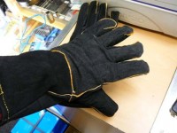 Welding gloves black, size no.11 Sandpiper