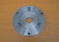 125mm flange for Chinese lathes with 72mm shoulder and 84mm screw axis for TOS chucks