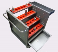 Tool workshop trolley for cones ISO 40, VTT-6-40