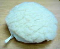 Polishing wheel LAMB made of synthetic wool - 125mm with cord