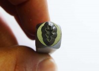 Hand stamp - oak leaf 6mm