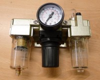 Air pressure regulator 1/4 "G with sludge trap - separator and lubricator ZC2000-02