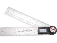 Digital protractor with 200mm ruler, Extol Premium