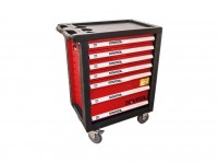 Assembly trolley for tools metal, on wheels - empty, STAVTOOL