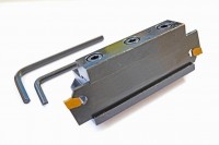 Parting plate with holder, axis 16mm