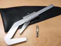 Caliper for measuring three-edged cutters 5-40mm, Accurata